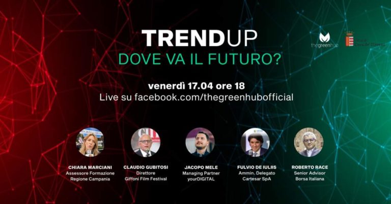 Cava, “TrendUp, Dove va il futuro?” l’iniziativa dell’associazione The Green Hub