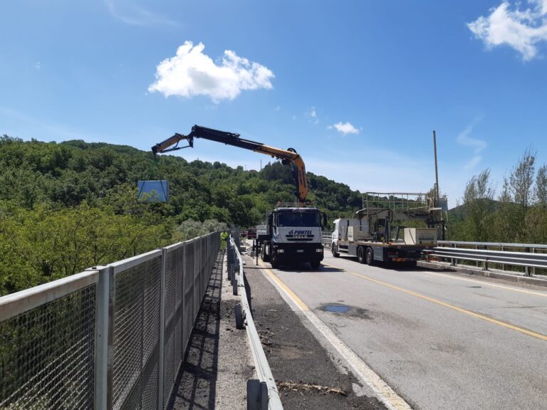 Viadotto Sele: continuano i lavori di manutenzione tra Oliveto Citra e Contursi Terme