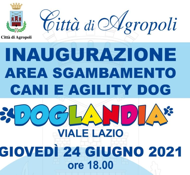 Agropoli, attivata area di sgambamento cani: domani l’inaugurazione