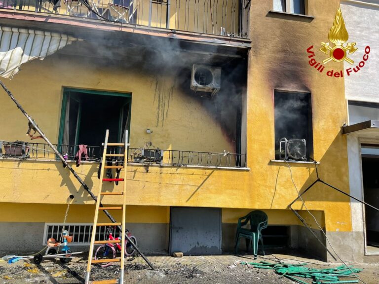 Omignano, incendio in un’abitazione. Un ferito ustionato