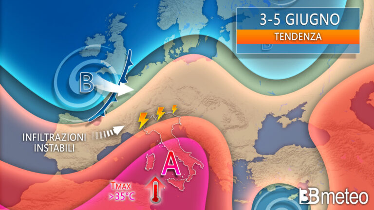 Meteo ponte del 2 Giugno: torna l’anticiclone africano al Centrosud